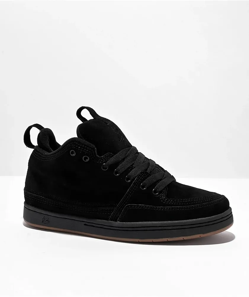 eS Penny 2 Black Suede Skate Shoes