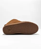 eS Penny 2 Brown Suede Skate Shoes