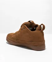 eS Penny 2 Brown Suede Skate Shoes