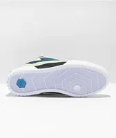 eS Quattro White, Blue & Black Skate Shoes