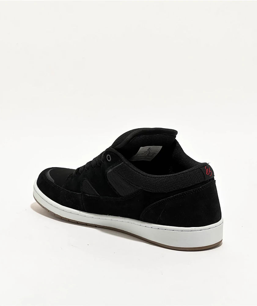 eS Sophisto Black & White Skate Shoes