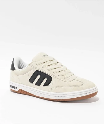 etnies Locut  White & Black Skate Shoes
