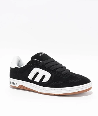 etnies Locut Black & White Skate Shoes
