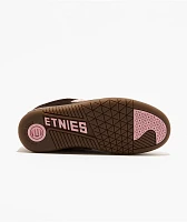 etnies Locut Brown & Pink Skate Shoes
