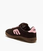 etnies Locut Brown & Pink Skate Shoes