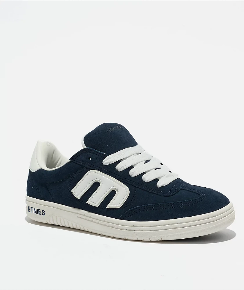 etnies Locut Indigo & White Skate Shoes