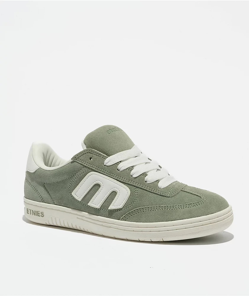 etnies Locut Sage & White Skate Shoes