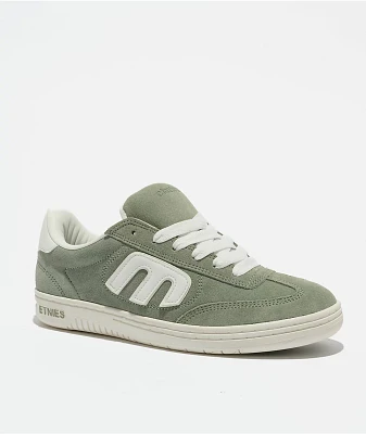 etnies Locut Sage & White Skate Shoes