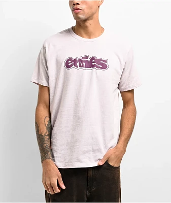 etnies Snake Logo Lavender T-Shirt