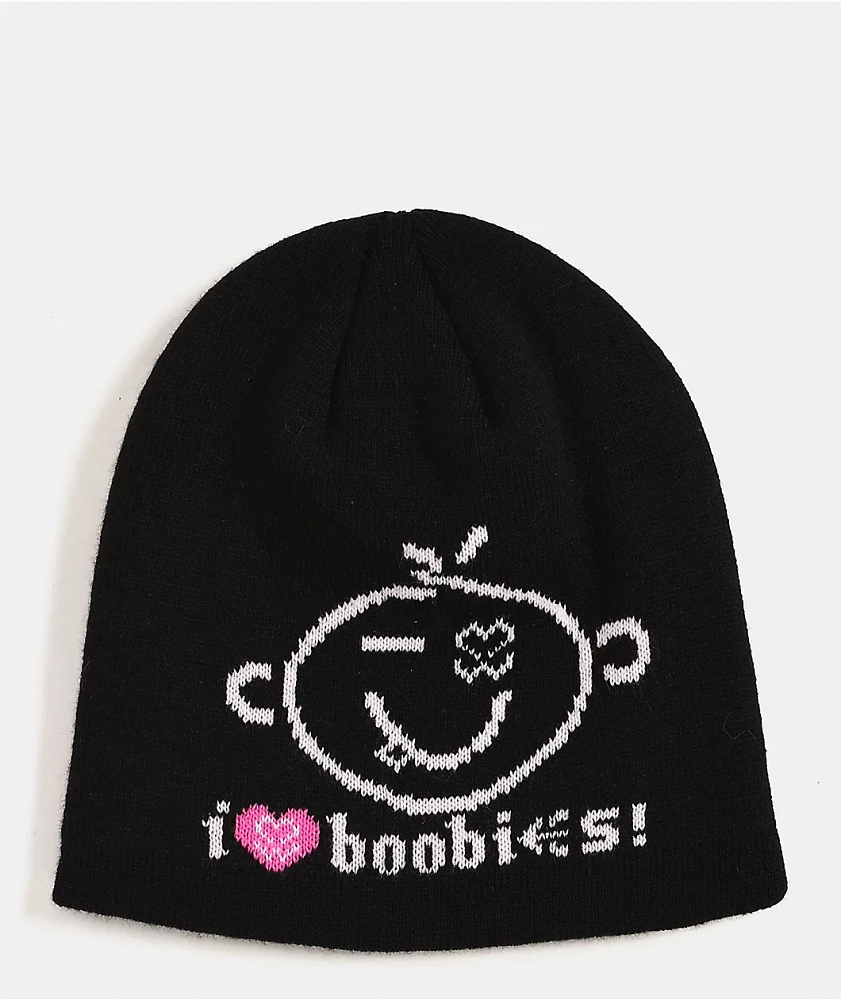 etnies x Keep A Breast Foundation Snake Black Skully Beanie