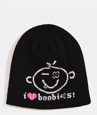 etnies x Keep A Breast Foundation Snake Black Skully Beanie