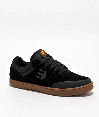 etnies x Santa Cruz Marana Black & Gum Skate Shoes