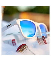 goodr Iced By Yetis White & Blue Sunglasses