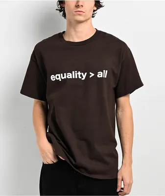 iDabble Equality Brown T-Shirt