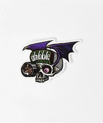 iDabble VM Skull Cam Bat Sticker