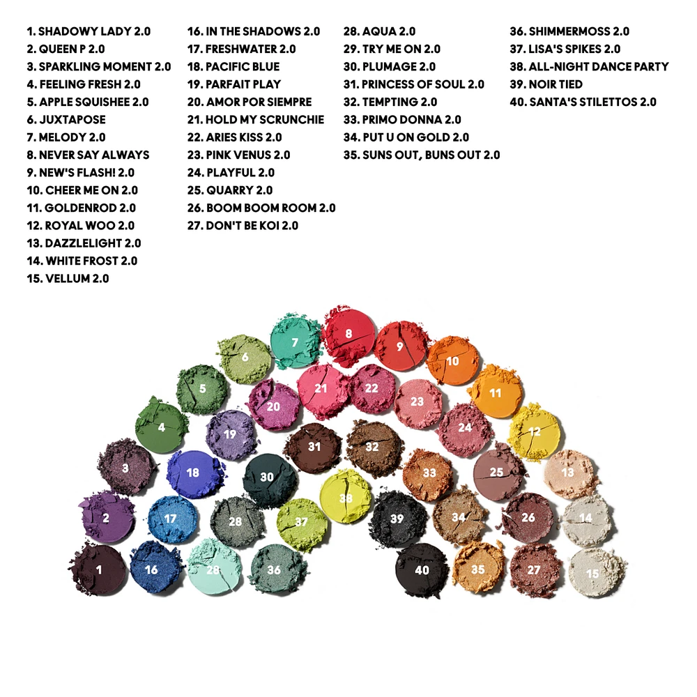 40 Shades Of Pride Eye Shadow Vault