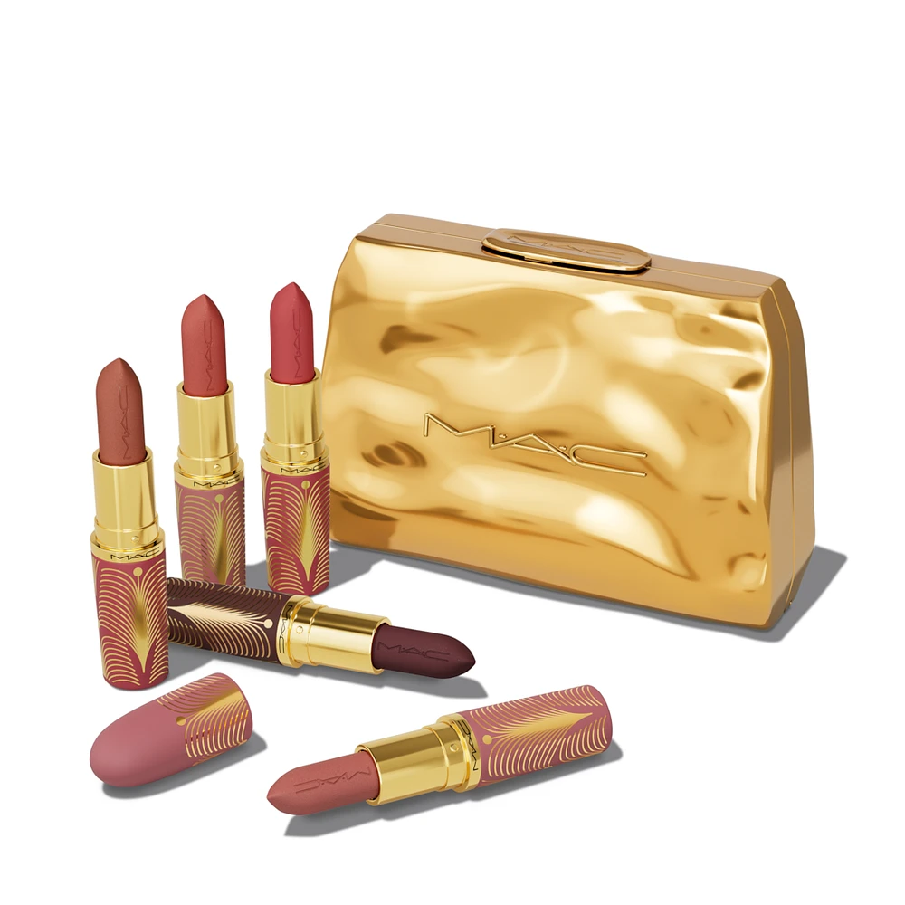 Gold Standard Matte Lipstick Kit x5 ($165 Value)