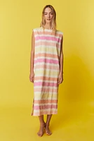 Vestido largo tie-dye