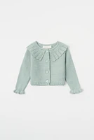 Chaqueta tricot volante