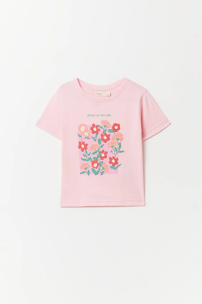 Camiseta flores