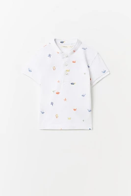 Polo estampado