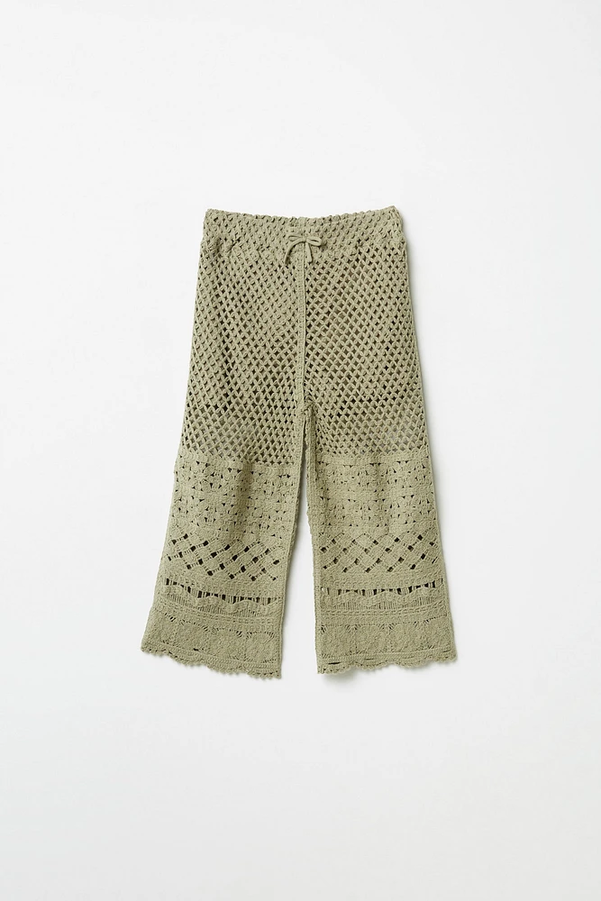 Pantalón tricot fantasia