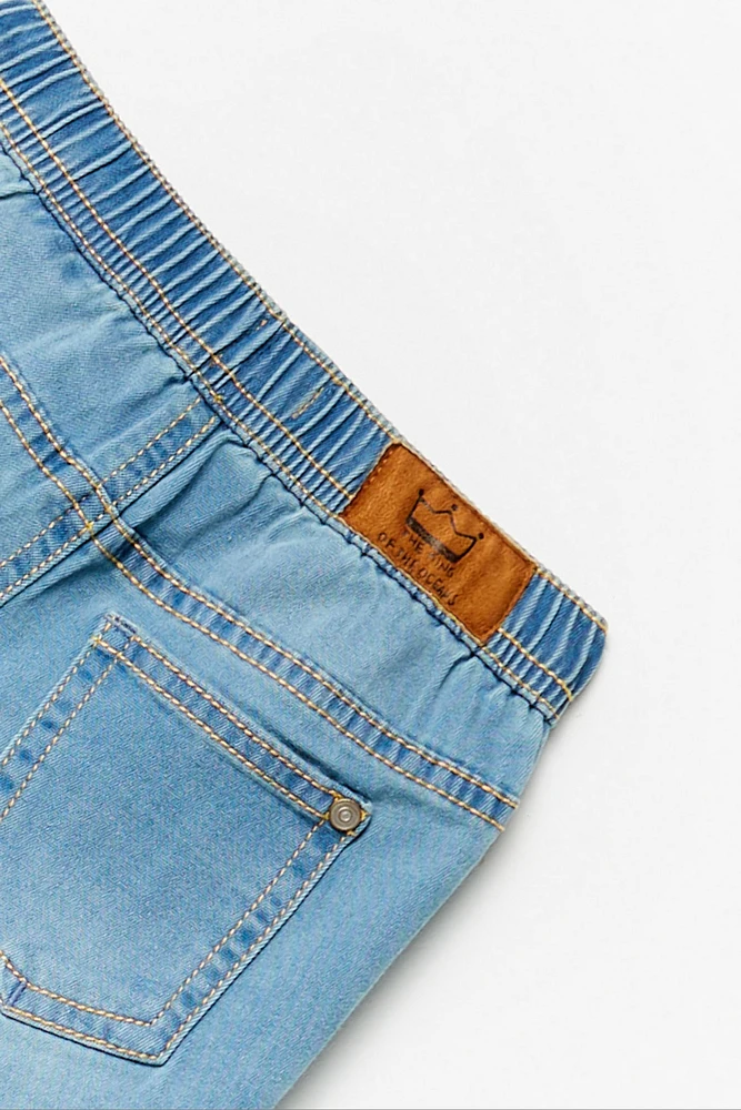 Bermuda básica denim