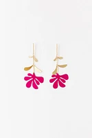 Pendientes flor inversa