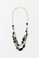 Collar black gold