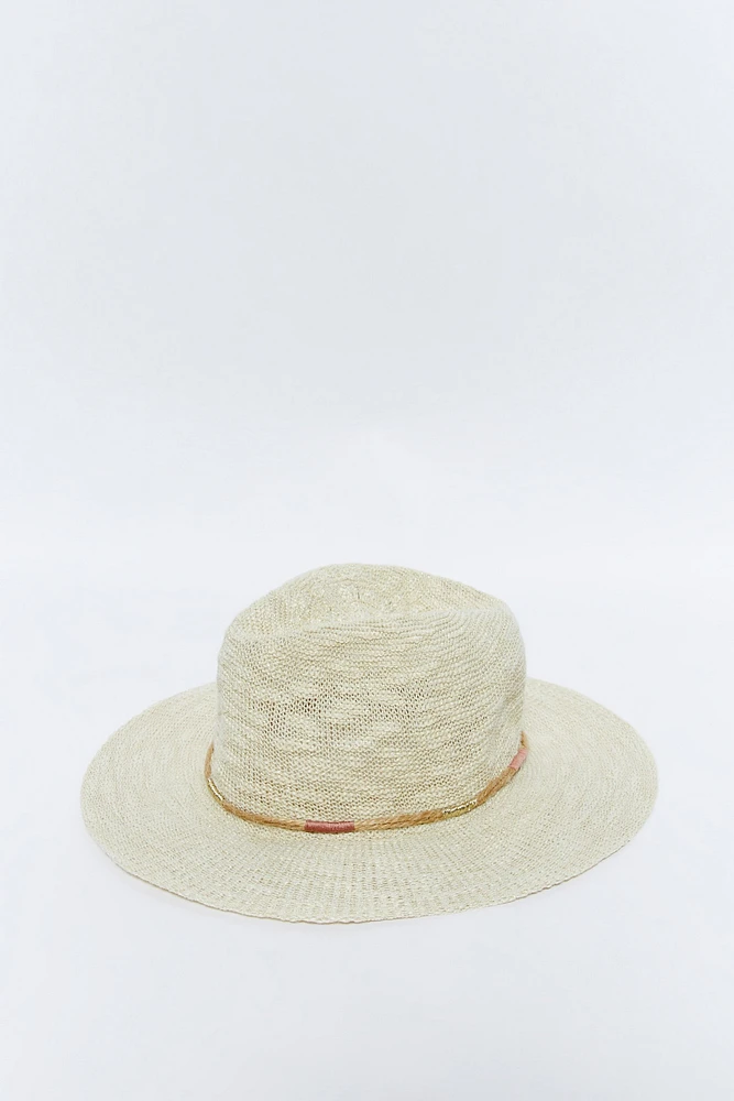 Sombrero lurex detalle