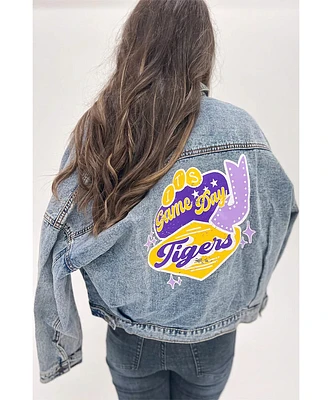 LSU It's Gameday Denim Jacket