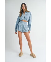 Reese Long Sleeve & Shorts Set