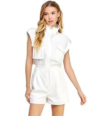 Chloe Mock Neck Romper