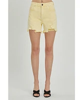 Maci High Rise Denim Shorts