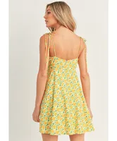 Summer Blooms Mini Dress