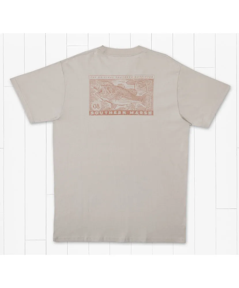 Southern Marsh - Etched Bass Tee