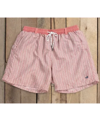 Southern Marsh - Dockside Swim Trunk Herringbone