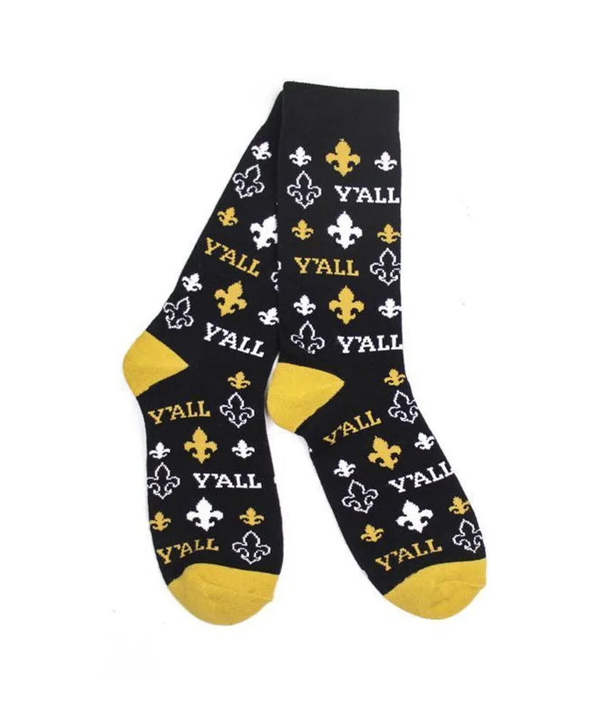 Southern Socks - Fleur-De-Lis