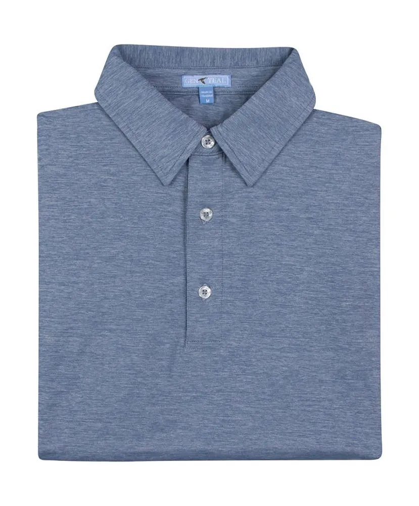 GenTeal - Brrr Heathered Performance Polo