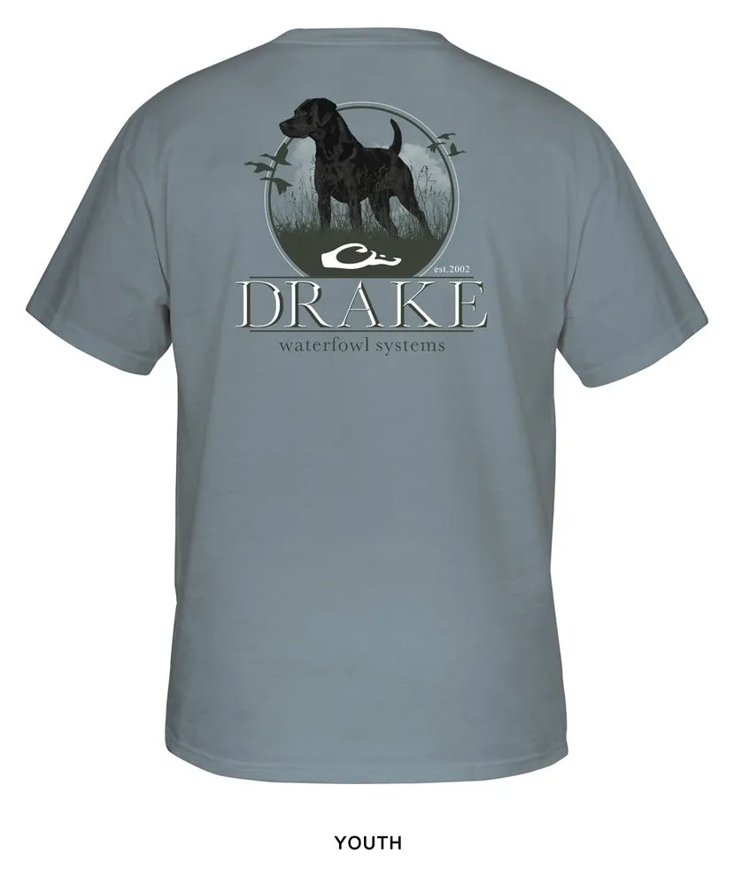 Drake - Youth Standing Black Lab Tee