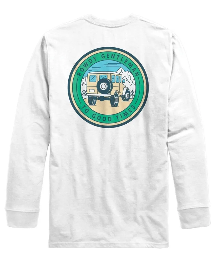 Rowdy Gentleman - The Distance Long Sleeve Pocket Tee