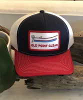 Old Point Clear - Structured Hat With Red Bill Snapback