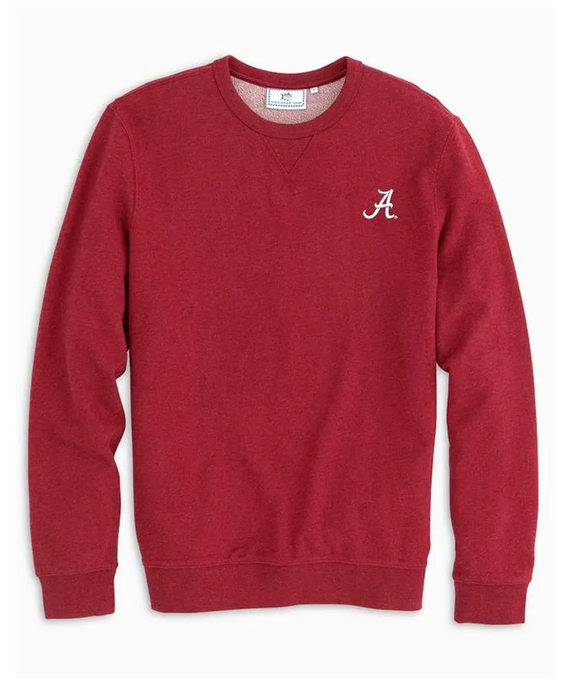 Southern Tide - Alabama Gameday Heather Upper Deck Pullover