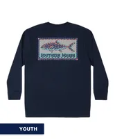 Southern Marsh - Youth Tile Fish Long Sleeve Tee