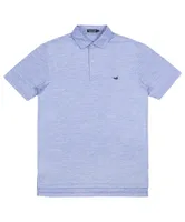 Southern Marsh - Havana Striped Performance Polo