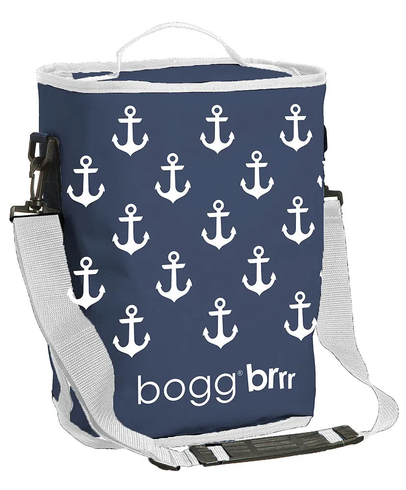 Large Cooler Bag - Navy Anchor