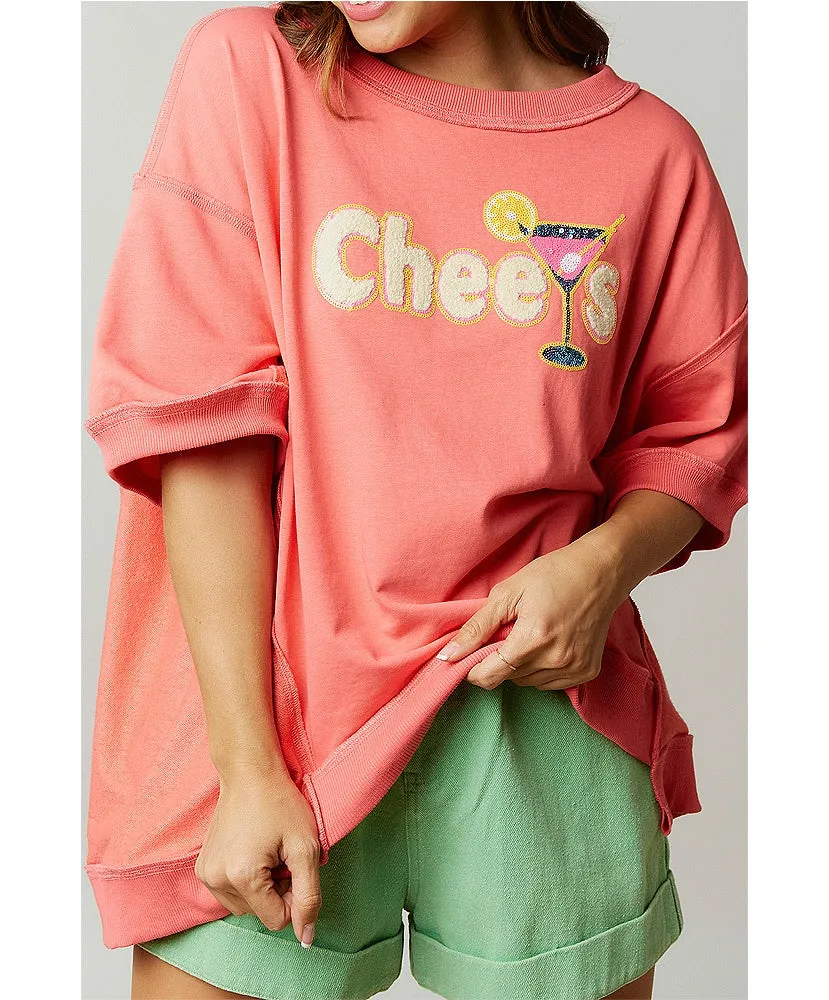 Cheers Oversized Sweatshirt