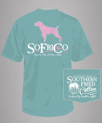 Southern Fried Cotton - Polka Pointer Pocket Tee