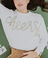 Queen of Sparkles - Rhinestone Cheers Sweater