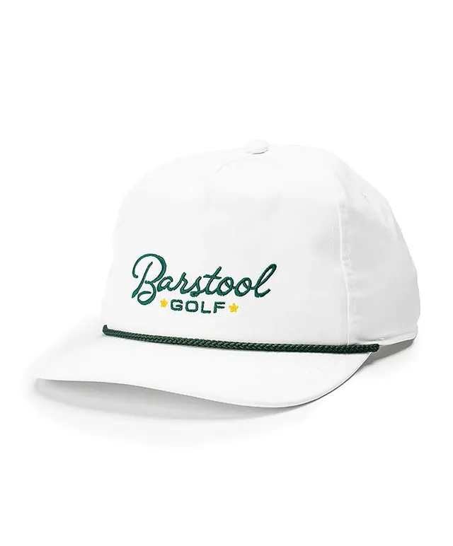 Barstool Golf Script Retro Snapback Hat | Fore Play Navy